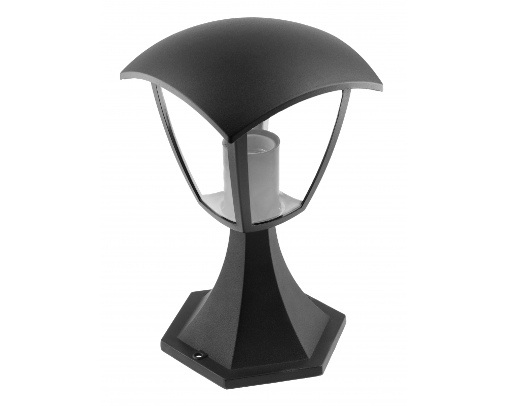 Garden luminaire MARINA, E27, IP54, max. 20 W, post 290 mm, black