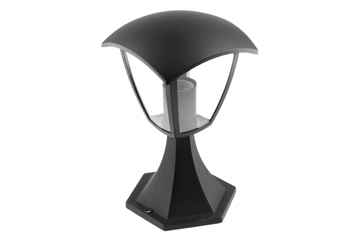 Garden luminaire MARINA, E27, IP54, max. 20 W, post 290 mm, black