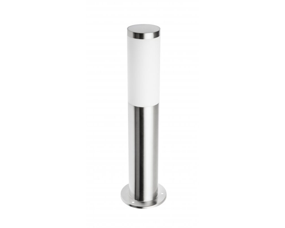 Garden luminaire MILAN, E27, max. 40 W, IP44, post 450 mm, stainless steel