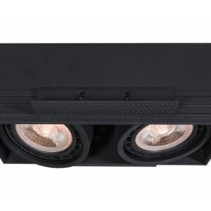 Ceiling fixture Milo,4755,AC220-240V, 50/60 Hz, 2* GU10, ES111,IP 20 , recessed, frameless black