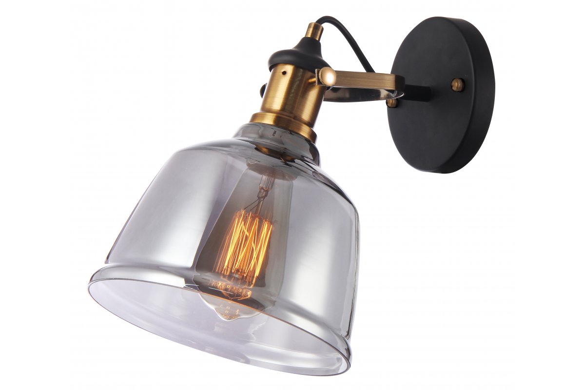 Wall luminaire MUSCARI II,3657,AC220-240V,50/60Hz,1*E27, IP20,single, black