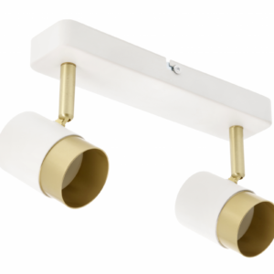 Ceiling luminaire ORIO, IP20, max. 50 W, 2*GU10, round, white