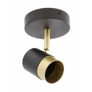 Ceiling luminaire ORIO, IP20, max. 50 W, 1*GU10, round, black