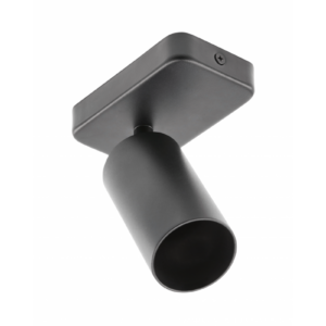 Wall luminaire SANTO BIS, GU10, IP20, max. 20 W, single, round, black