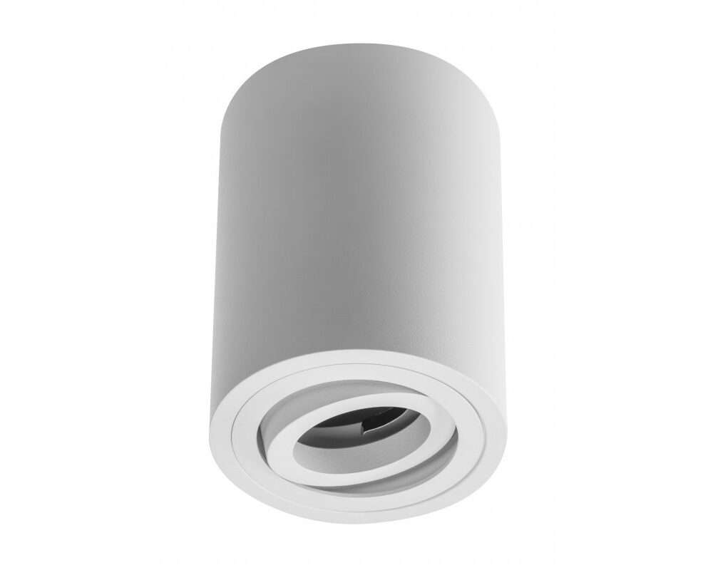 Ceiling luminaire housing SENSA, Ø85x115 mm, IP20, max. 50 W, white