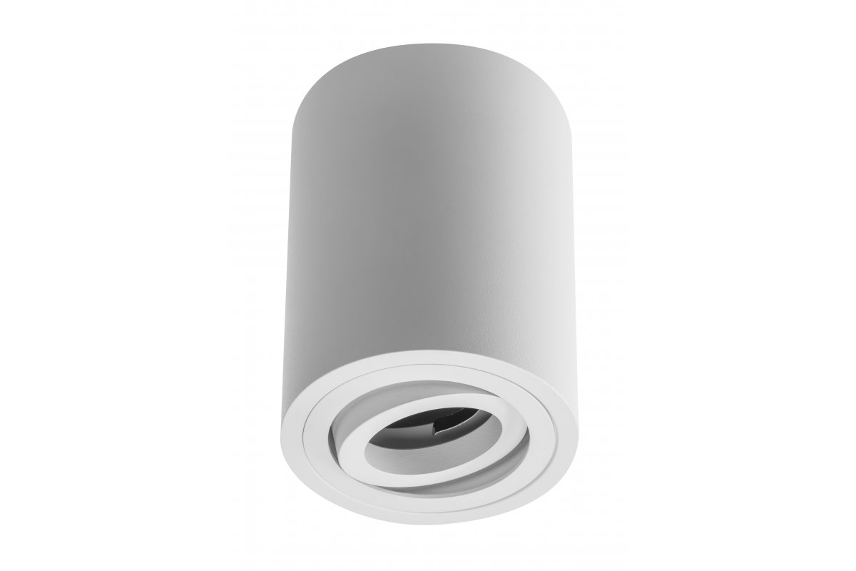 Ceiling luminaire housing SENSA, Ø85x115 mm, IP20, max. 50 W, white