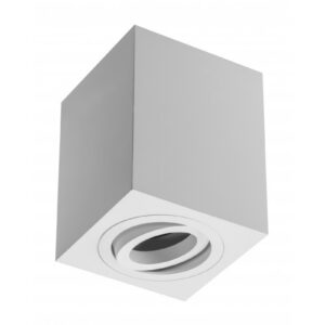 Ceiling luminaire housing SENSA, 90x90х115 mm, IP20, max. 50 W, white