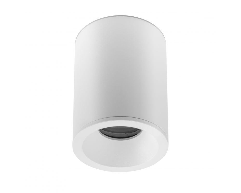 Ceiling luminaire housing SENSA AQUA, Ø85x115 mm, IP54, white