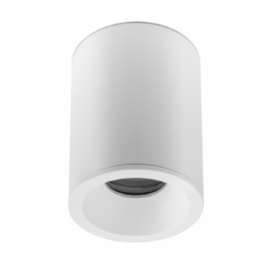 Ceiling luminaire housing SENSA AQUA, Ø85x115 mm, IP54, white
