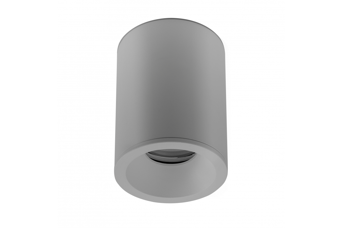 Ceiling luminaire housing SENSA AQUA, Ø85x115 mm, IP54, gray
