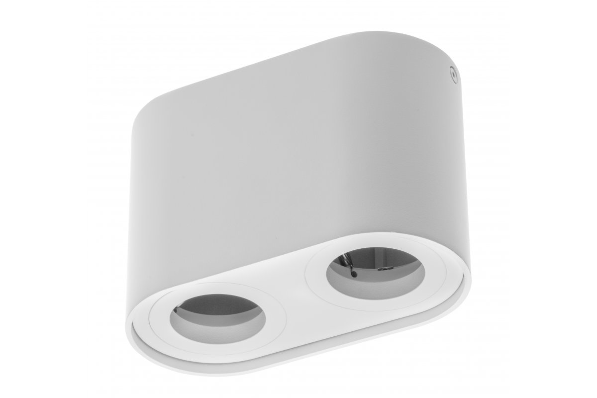 Ceiling luminaire SENSO DUO, GU10, 83x165x110 mm, IP20, max. 50 W, white