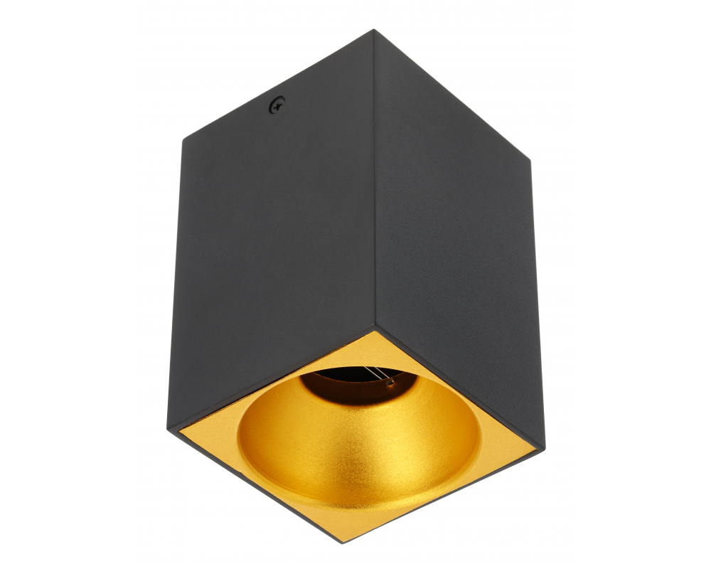 Ceiling luminaire TENSA, GU10, 90x90x140 mm, IP20, black