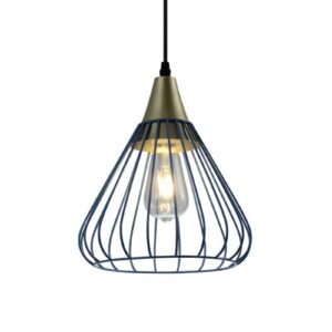 Ceiling fixture TESS,2578,AC220-240V,50/60Hz,1*E27, IP20, Diameter 24 CM,single, blue