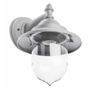 Facade luminaire TOSKANA, E27, max. 60 W, IP54, gray