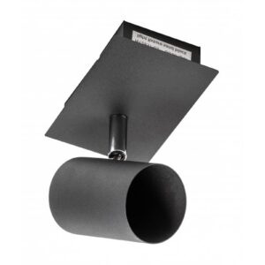 Ceiling luminaire VENETO, IP20, max. 20 W, 1 x GU10, round, black