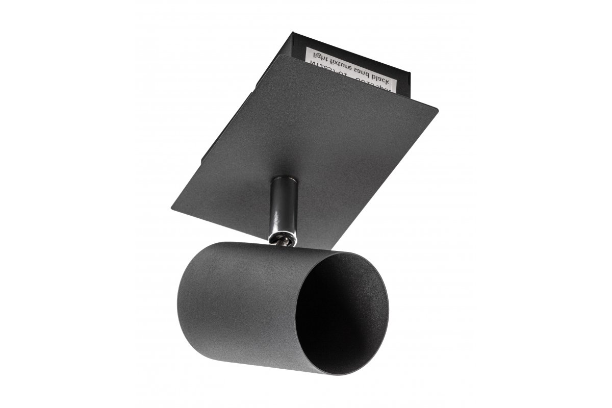 Ceiling luminaire VENETO, IP20, max. 20 W, 1 x GU10, round, black