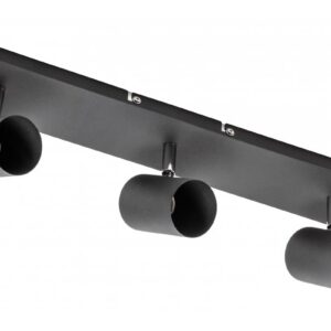 Ceiling luminaire VENETO, IP20, max. 3*20 W, GU10, round, black