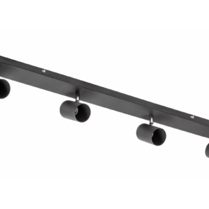 Ceiling luminaire VENETO, IP20, max. 4*20 W, GU10, round, black