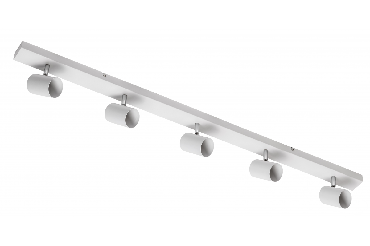 Ceiling luminaire VENETO, IP20, max. 5*20 W, GU10, round, white