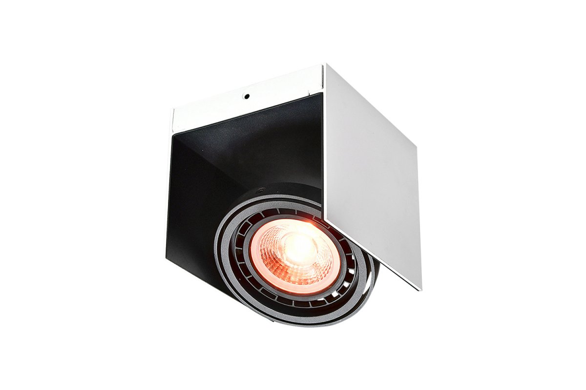 Ceiling fixture Verso,4236,AC220-240V, 50/60 Hz, IP 20,1*GU10, ES111, single, white/black