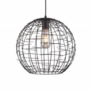 Ceiling fixture VIELA 2,6996,AC220-240V,50/60Hz,1*E27, IP20, Diameter 35 CM,single,black/gold