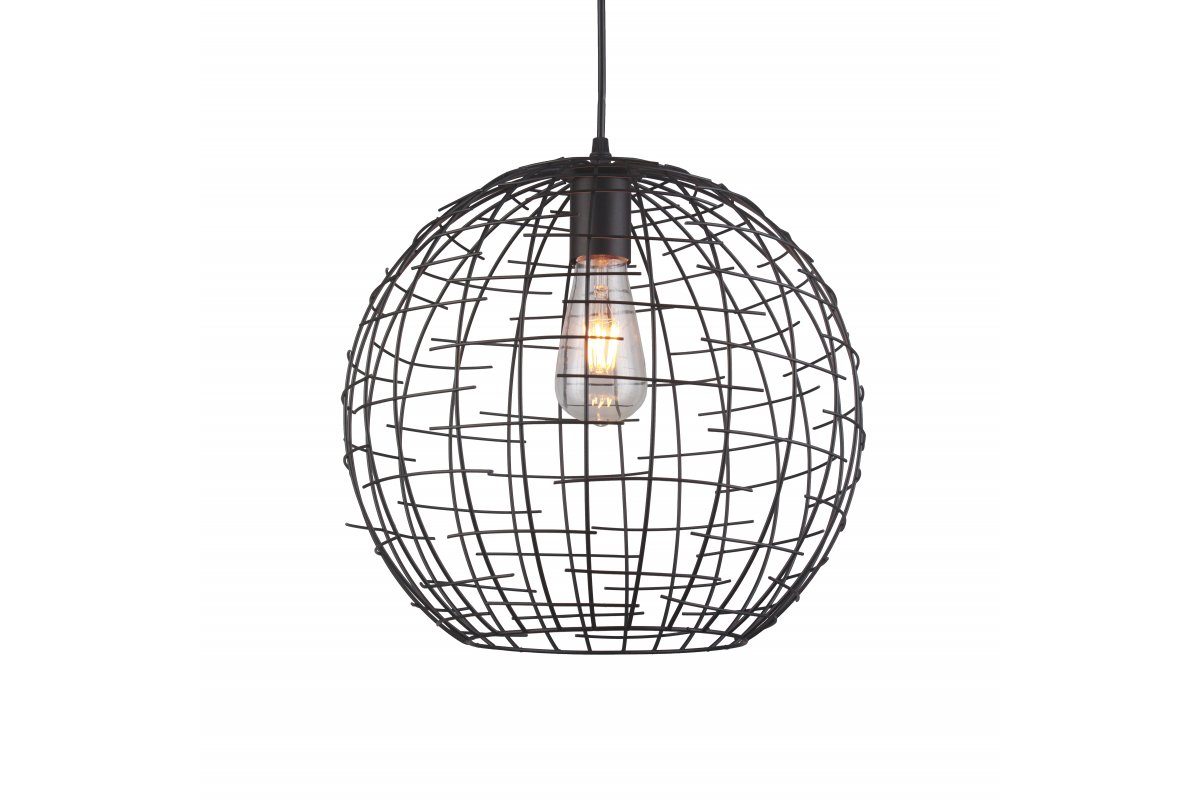 Ceiling fixture VIELA 2,6996,AC220-240V,50/60Hz,1*E27, IP20, Diameter 35 CM,single,black/gold