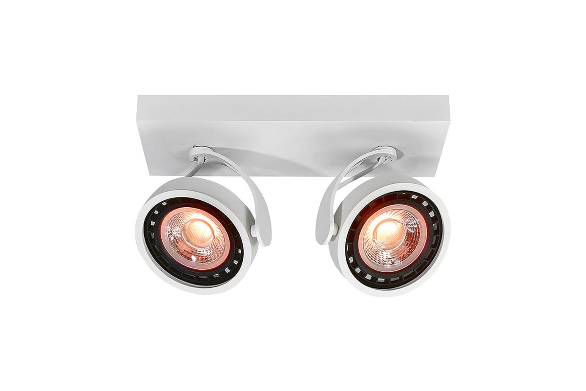 Ceiling fixture Wally,4373,AC220-240V, 50/60 Hz, IP 20,2*Gu10,ES111, double, white