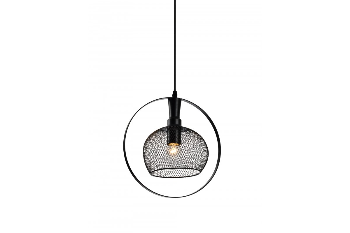 Ceiling fixture XALIS 1, 7214,AC220-240V,50/60Hz,1*E27, IP20, Diameter 30 CM, single, black