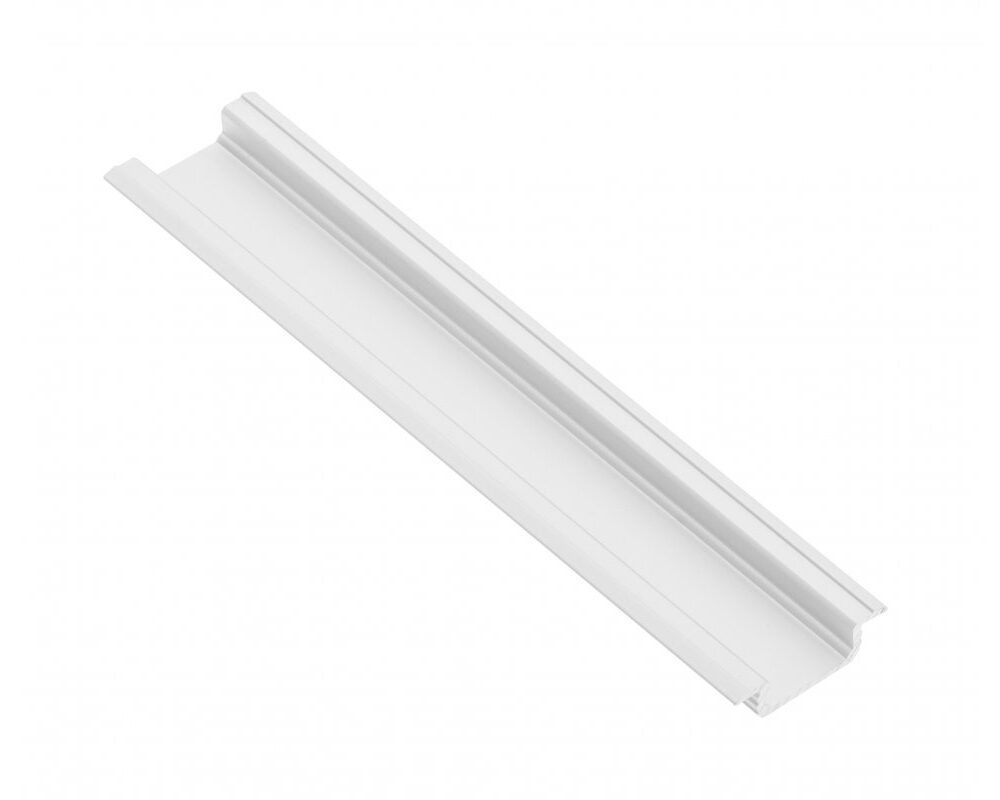 Profile GLAX for LED strip, recessed, 3 m, white