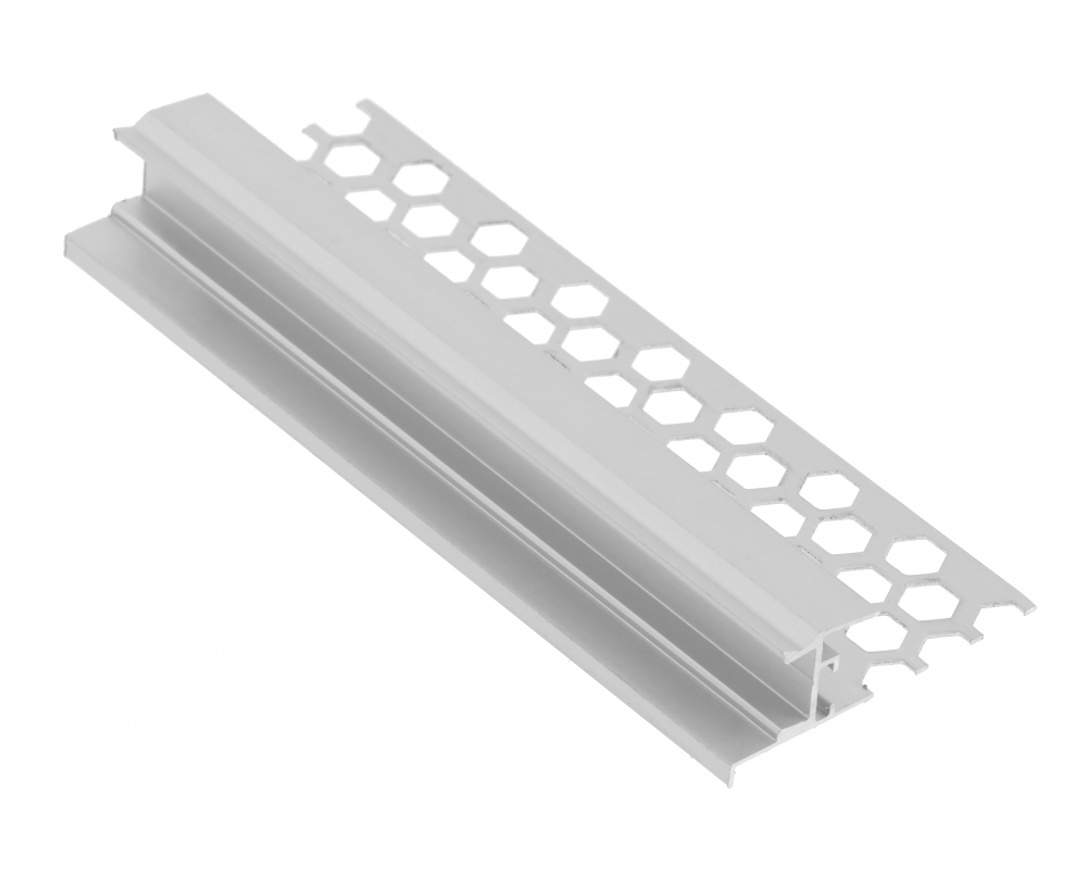 Profile GLAX for LED strip, for drywall, not anodized