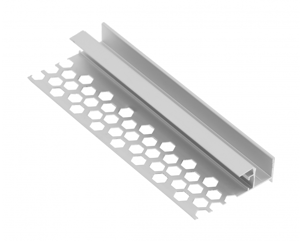 Profile GLAX for LED strip, for drywall, not anodized
