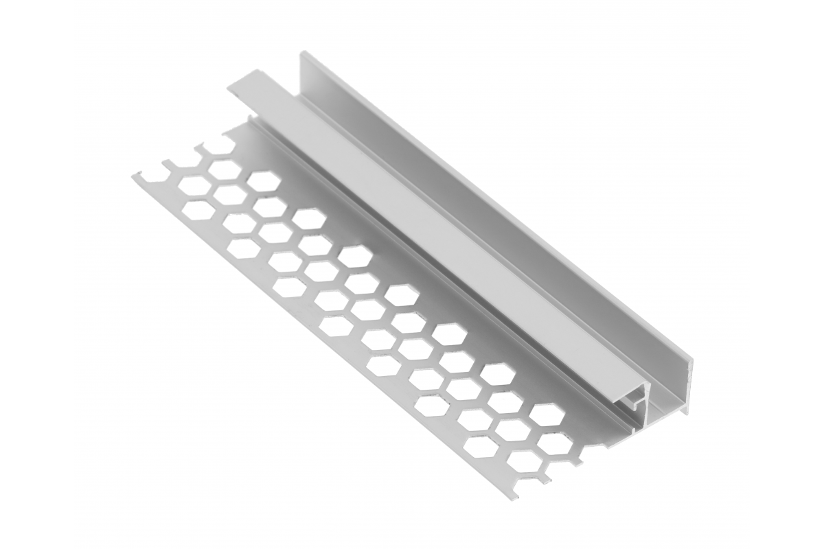 Profile GLAX for LED strip, for drywall, not anodized