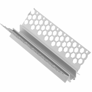 Profile GLAX for LED strip, for drywall, internal corner, not anodized