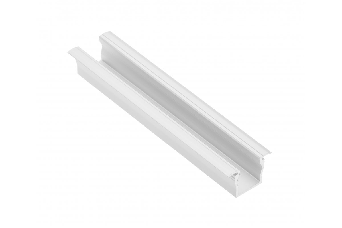 Profile GLAX MINI high for LED strip, recessed, 2 m, white