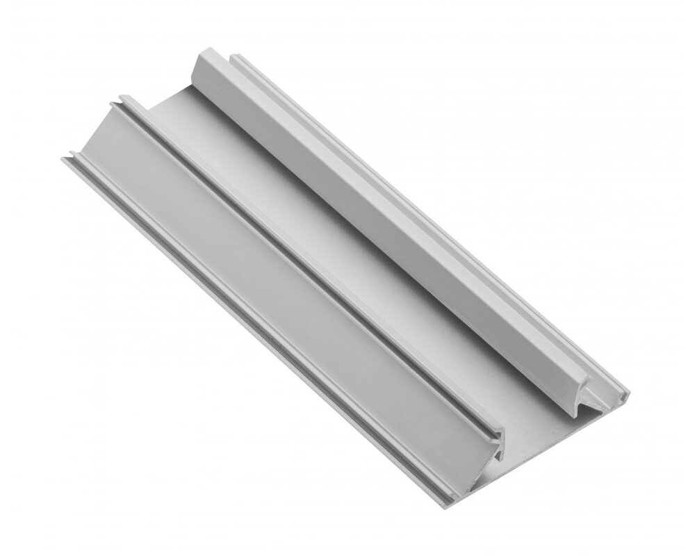 Profile GLAX for LED strip, end, double-sided, for plate 16 mm, 3 m