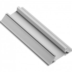 Profile GLAX for LED strip, end, double-sided with groove for edge, for plate 18 mm, 3 m