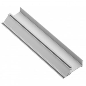 Profile GLAX for LED strip, end, single-sided with groove for edge, for plate 16 mm, 3 m