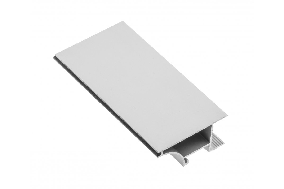 Profile GLAX for LED strip, end, for plate 18 mm, 2 m