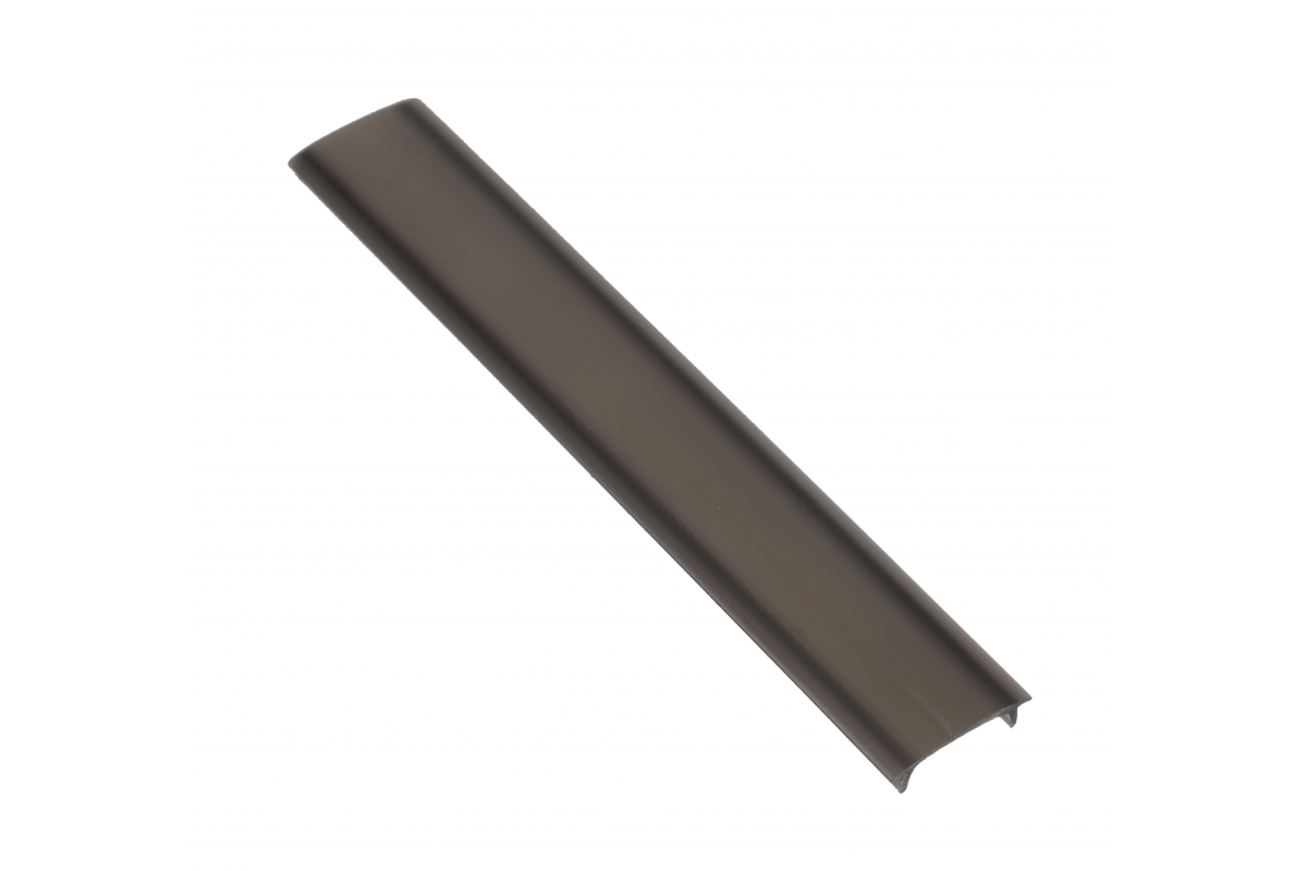 Diffuser, for profile GLAX, black, 2 m