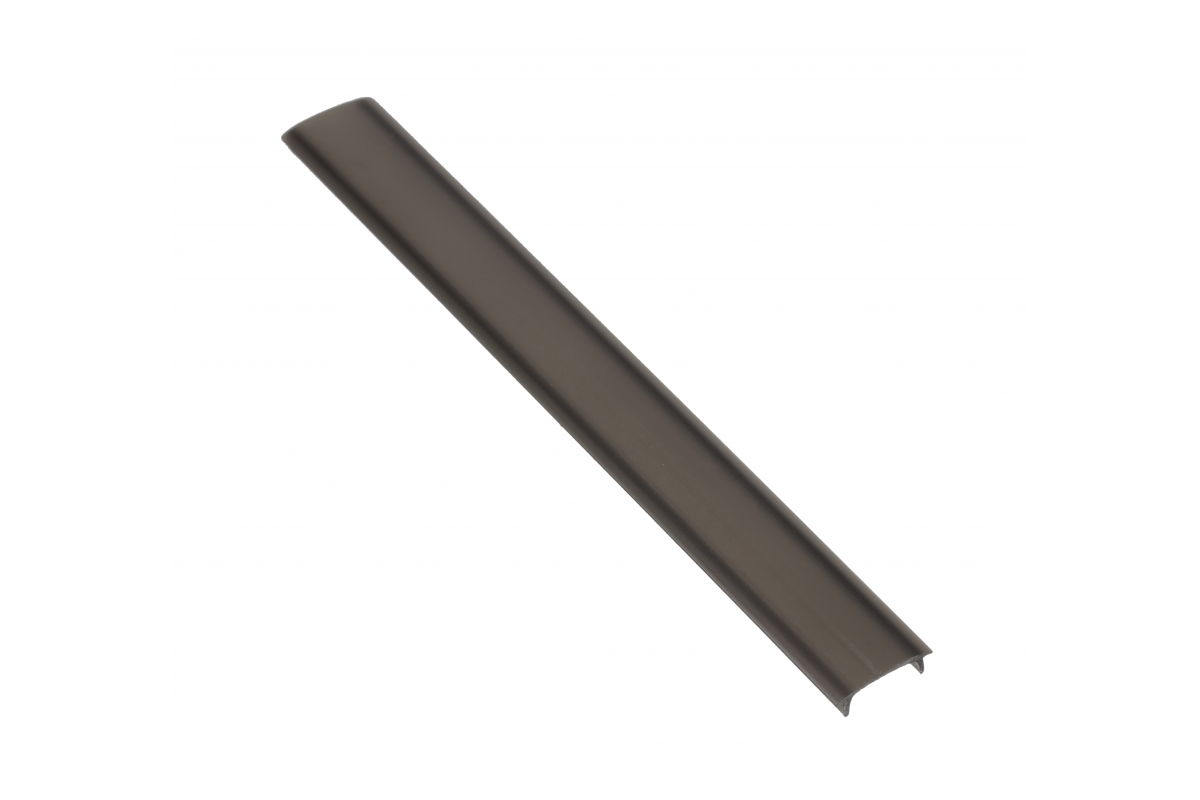 Diffuser, for profile GLAX MINI, black, 2 m