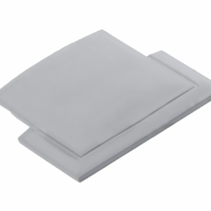 Plug for profile PA-GLAX-AL, (set of 10 pcs.), gray