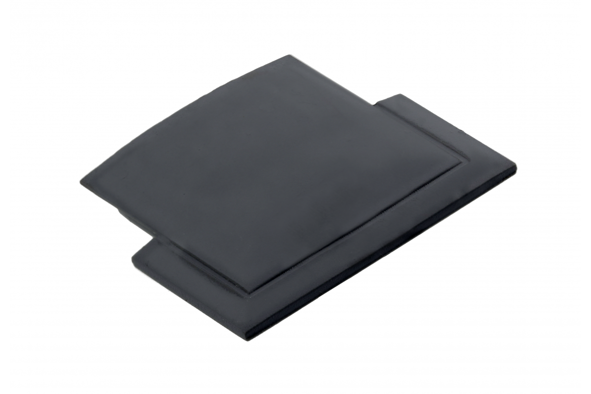 Plug for profile PA-GLAX-AL, (set of 10 pcs.), black