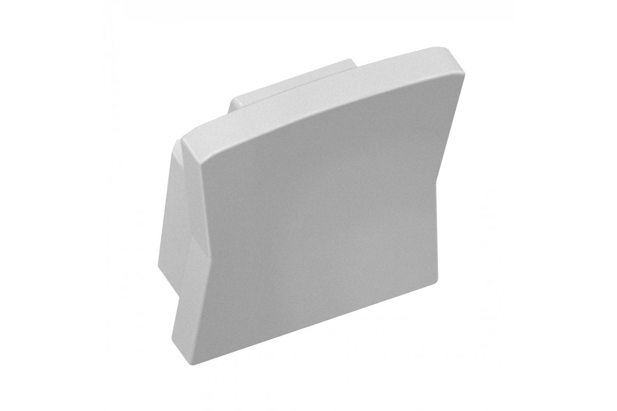 Plug for surface-mounted profile GLAX MICRO, (set of 10 pcs.), gray