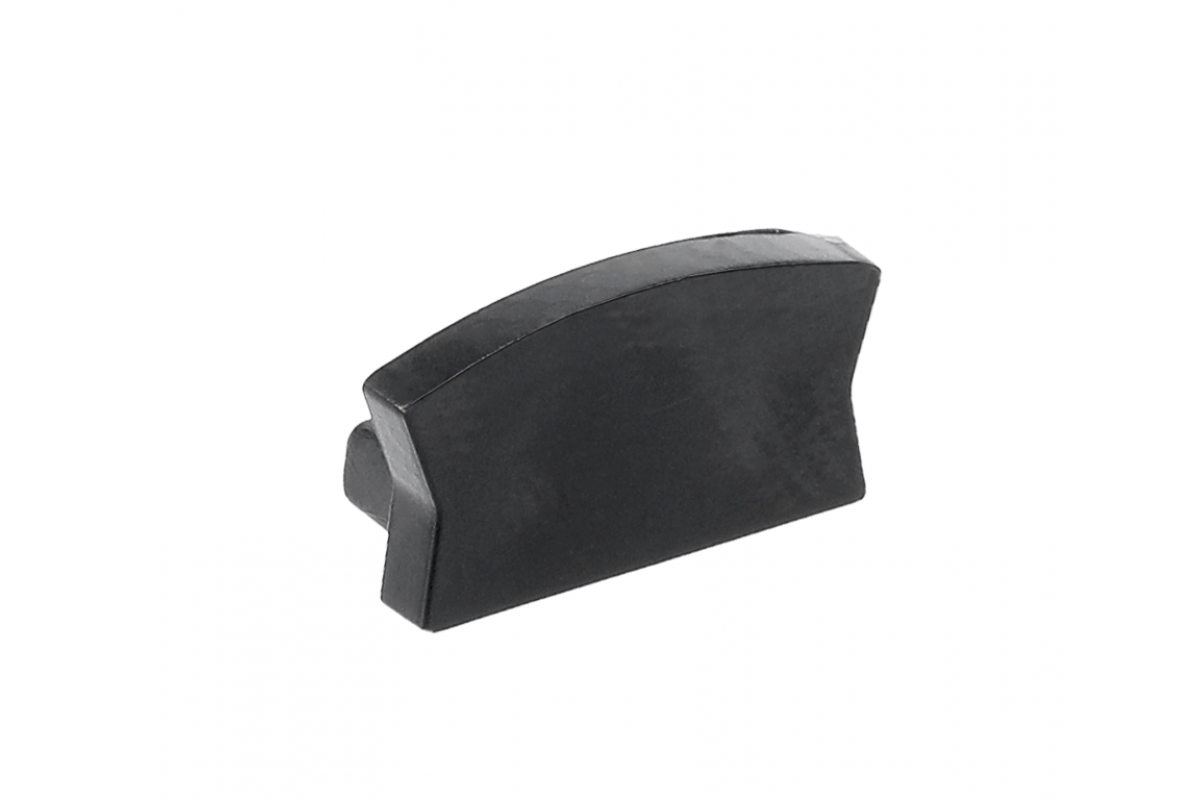 Plug for profile GLAX MINI, (set of 10 pcs.), black