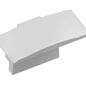 Plug for profile LED GLAX MINI high, (set of 10 pcs.), gray