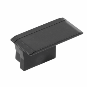 Standard plug for recessed profile PA-GLAXMW-AL, (set of 10 pcs.), black