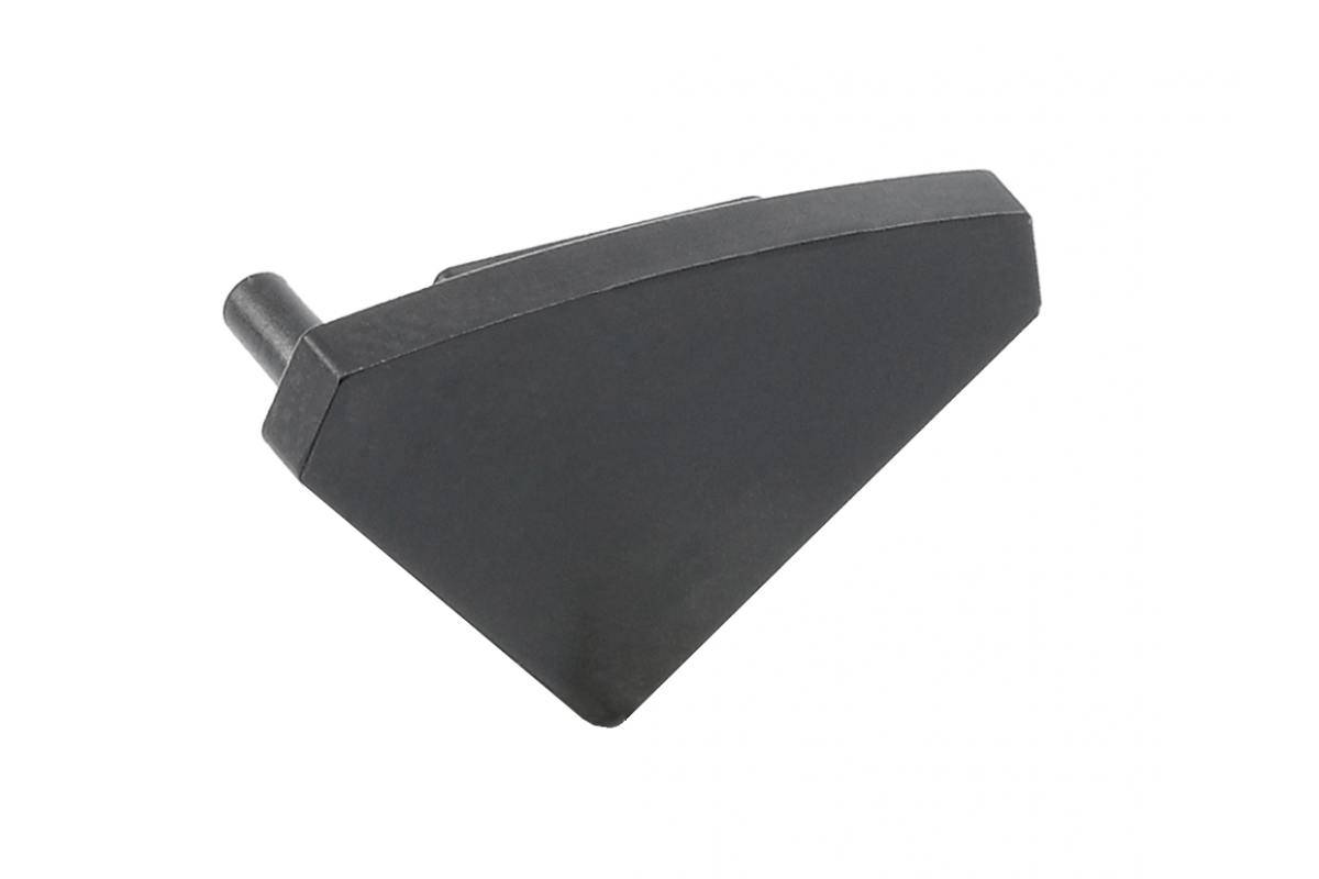 Plug for corner surface-mounted profile GLAX, left 5pcs.+right, (set of 10 pcs.), black