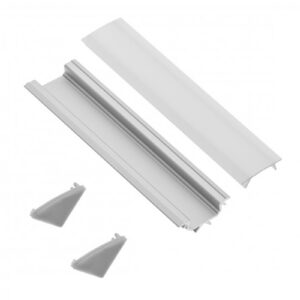 Set GLAX corner (profile, plugs, diffuser)