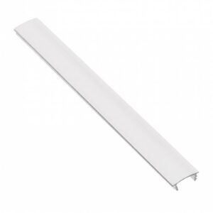 Recessed profile made of polycarbonate, milky, 2 m