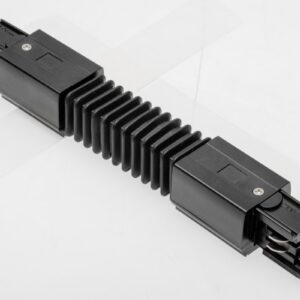 Electrical connector for 3-phase track, black